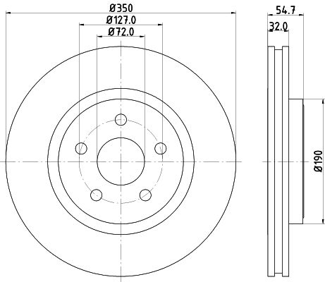 HELLA Discofreno 8DD 355 122-411