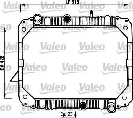 VALEO Radiatore, Raffreddamento motore 730892
