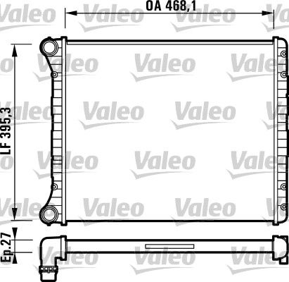 VALEO Radiatore, Raffreddamento motore 732785