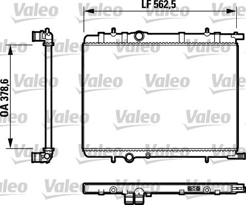 VALEO Radiatore, Raffreddamento motore 732892