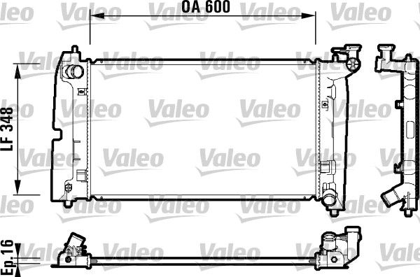 VALEO Radiatore, Raffreddamento motore 734199