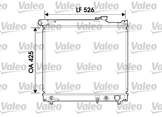 VALEO Radiatore, Raffreddamento motore 734214