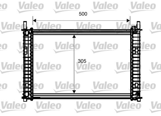 VALEO Radiatore, Raffreddamento motore 734274