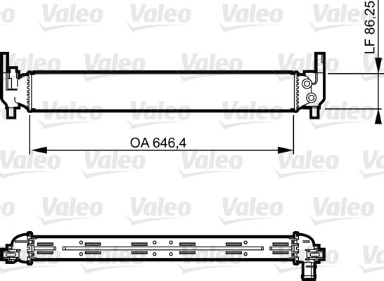 VALEO Radiatore, Raffreddamento motore 735310