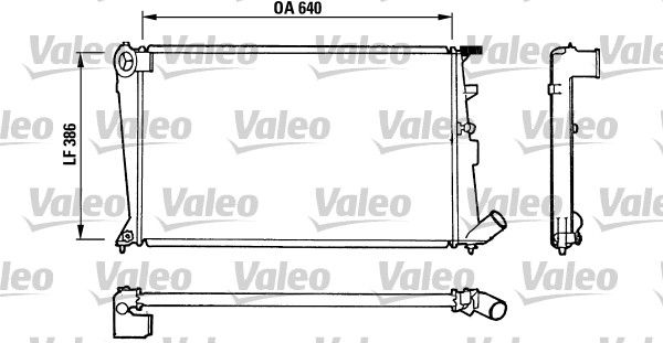 VALEO Radiatore, Raffreddamento motore 810836