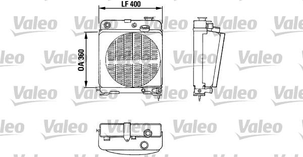 VALEO Radiatore, Raffreddamento motore 810878