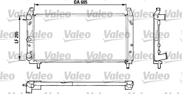 VALEO Radiatore, Raffreddamento motore 810924