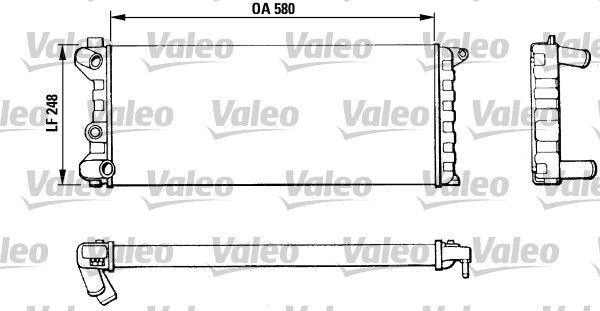 VALEO Radiatore, Raffreddamento motore 811392