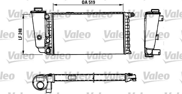 VALEO Radiatore, Raffreddamento motore 816707