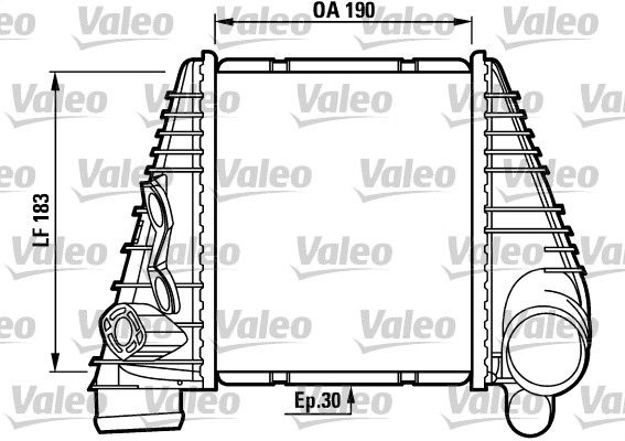VALEO Intercooler 817063