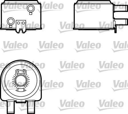 VALEO Radiatore olio, Olio motore 817704
