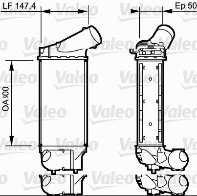 VALEO Intercooler 818836