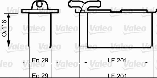 VALEO Intercooler 818838