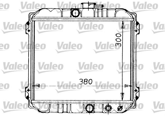 VALEO Radiatore, Raffreddamento motore 819117