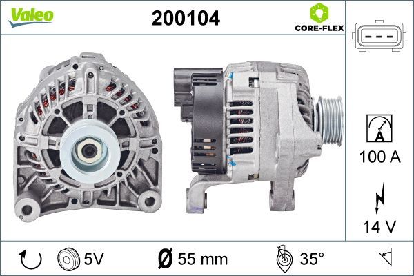 VALEO Alternatore 200104