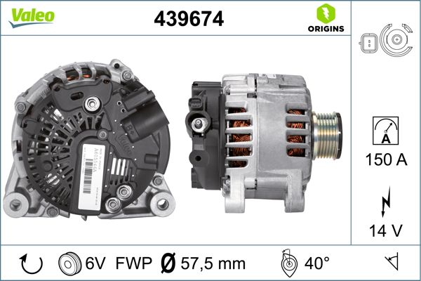 VALEO Alternatore 439674