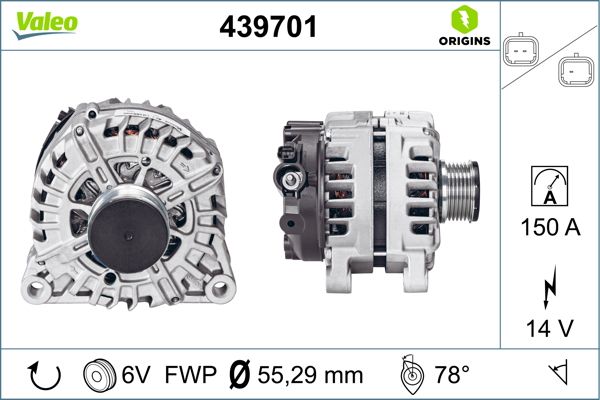 VALEO Alternatore 439701