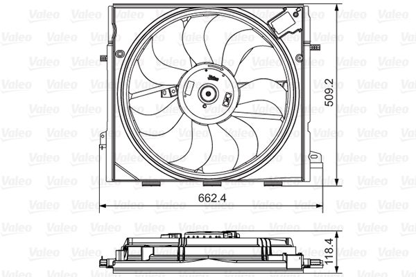 VALEO Ventola, Raffreddamento motore 696873