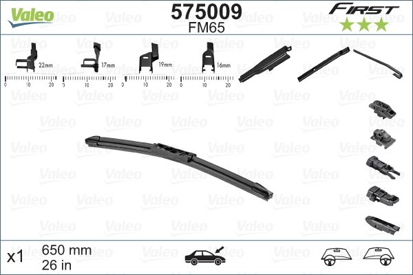 VALEO Spazzola tergi 575009