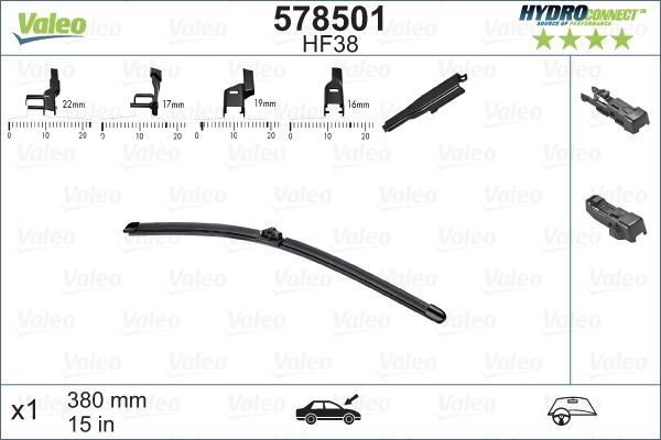 VALEO Spazzola tergi 578501