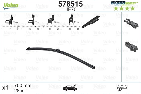 VALEO Spazzola tergi 578515