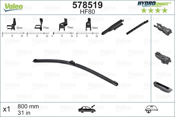 VALEO Spazzola tergi 578519