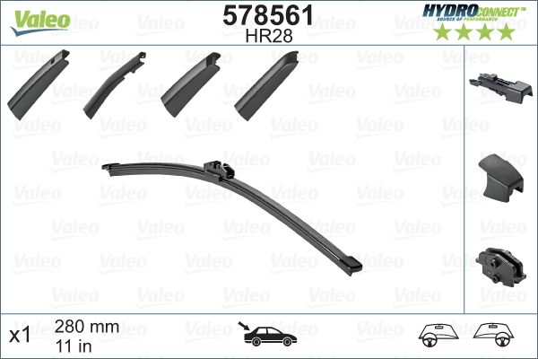 VALEO Spazzola tergi 578561