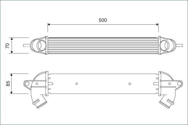 VALEO Intercooler 818711