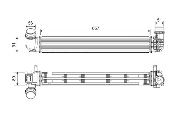 VALEO Intercooler 818878
