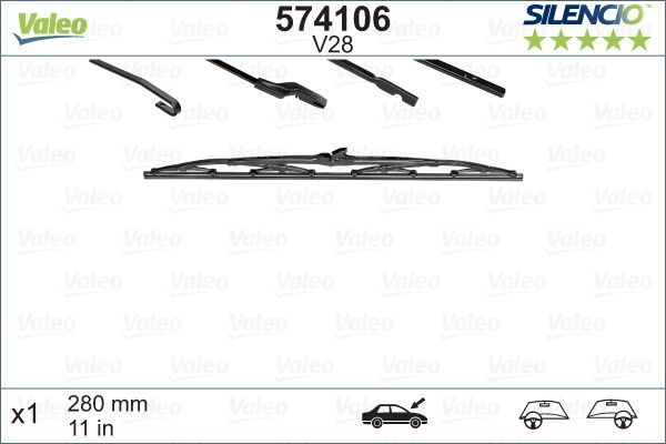 VALEO Spazzola tergi 574106