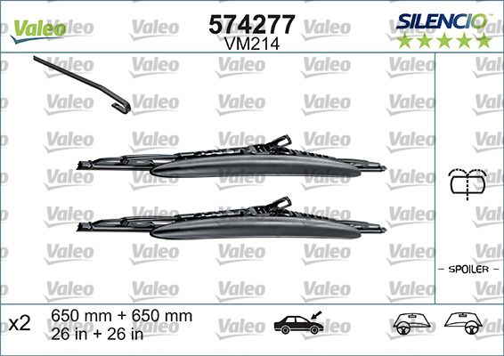VALEO Spazzola tergi 574277