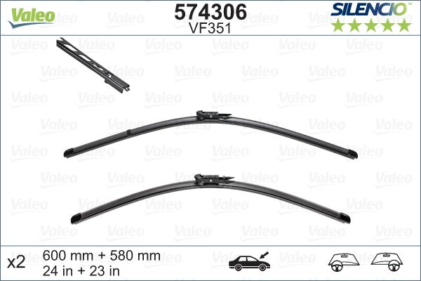 VALEO Spazzola tergi 574306