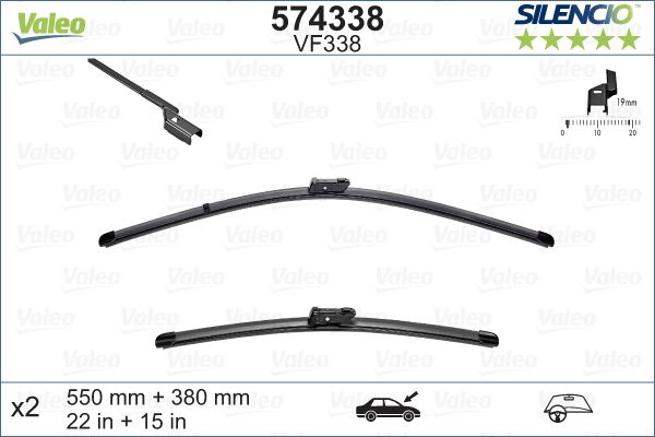 VALEO Spazzola tergi 574338