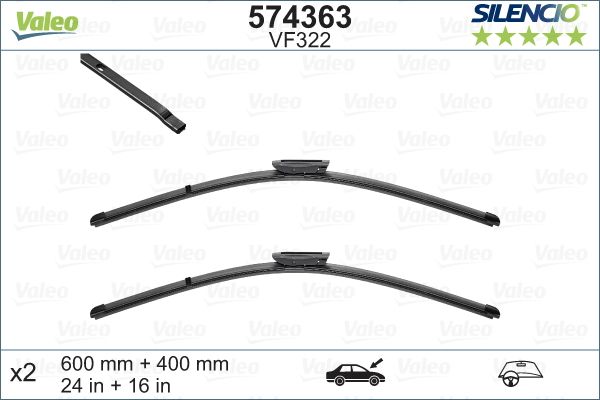 VALEO Spazzola tergi 574363