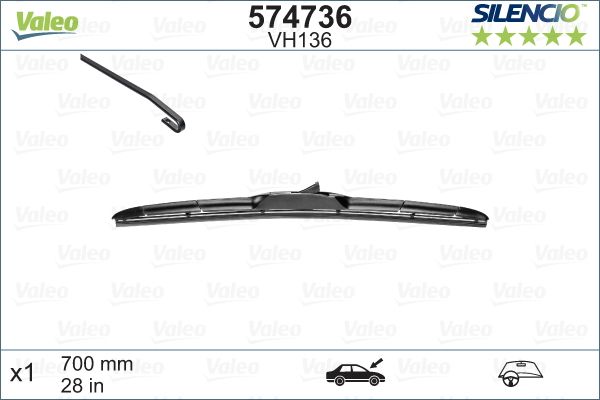 VALEO Spazzola tergi 574736