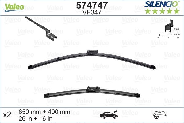 VALEO Spazzola tergi 574747