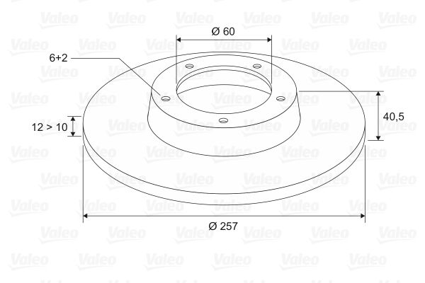 VALEO Discofreno 197028