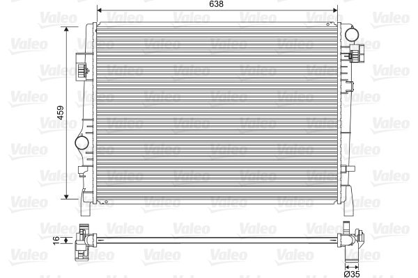 VALEO Radiatore, Raffreddamento motore 701553