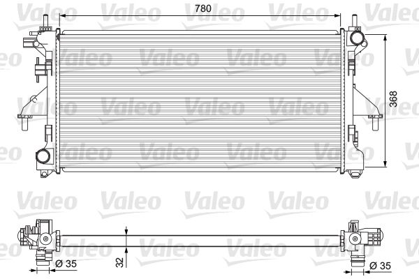 VALEO Radiatore, Raffreddamento motore 701727