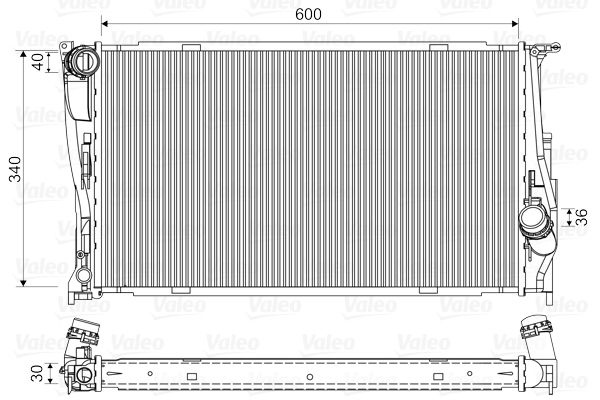 VALEO Radiatore, Raffreddamento motore 735165