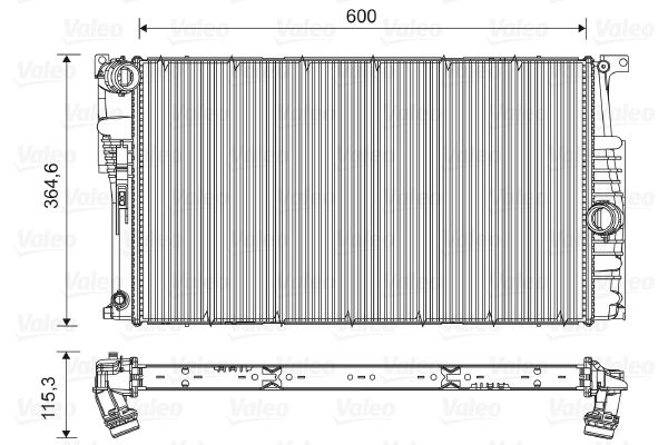 VALEO Radiatore, Raffreddamento motore 735453