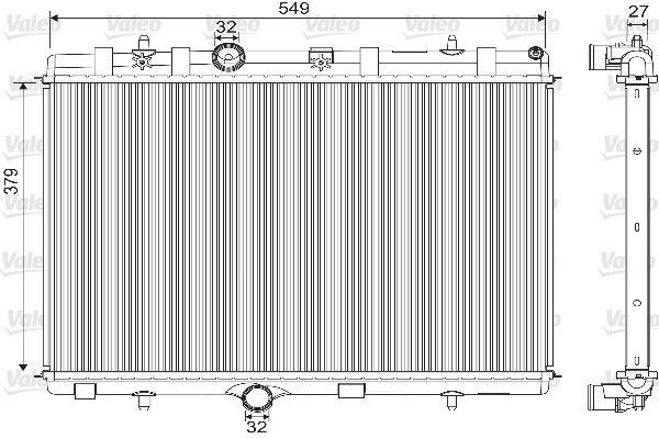VALEO Radiatore, Raffreddamento motore 733101