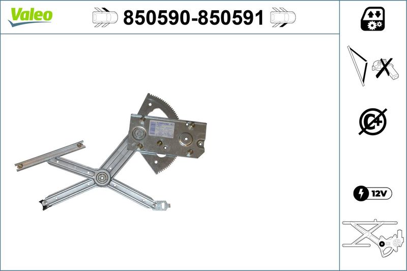 VALEO Alzacristallo 850590