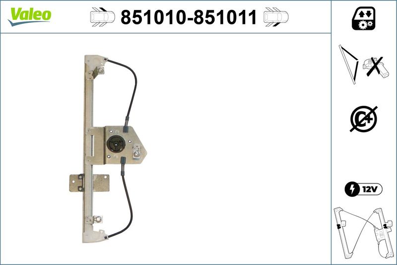VALEO Alzacristallo 851010