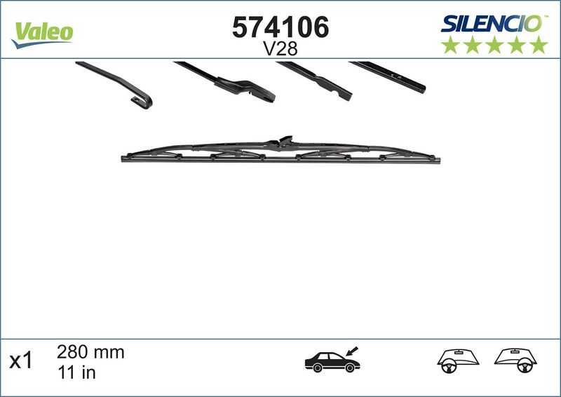 VALEO Spazzola tergi 574106