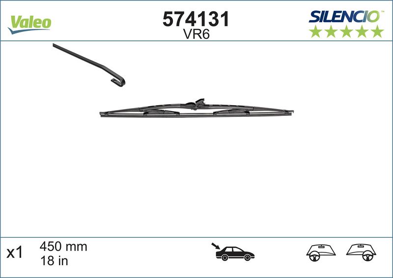 VALEO Spazzola tergi 574131