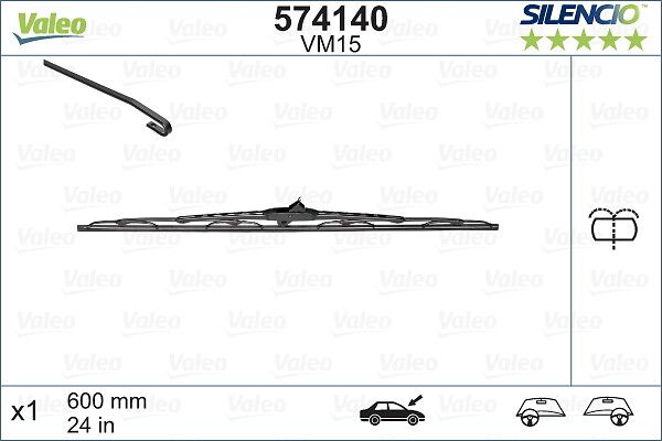 VALEO Spazzola tergi 574140