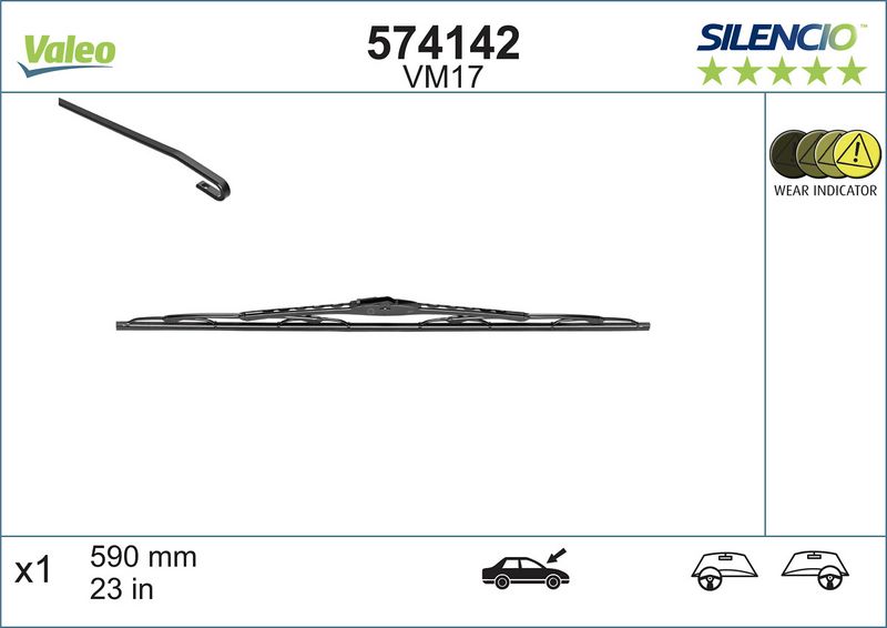 VALEO Spazzola tergi 574142