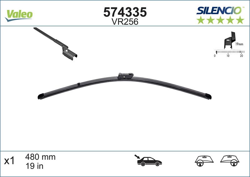 VALEO Spazzola tergi 574335