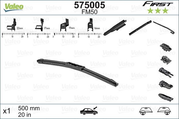 VALEO Spazzola tergi 575005